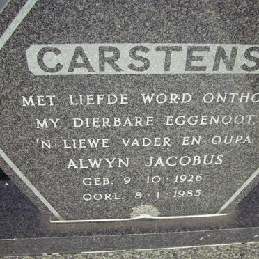 CARSTENS Alwyn Jacobus 1926-1985