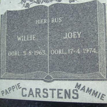 CARSTENS Willie -1963 &amp; Joey -1974