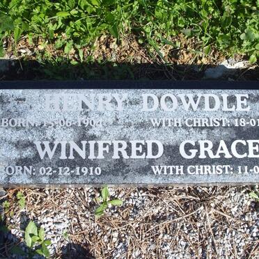 COETZEE Henry Dowdle 1904-1982 &amp; Winifred Grace 1910-1997