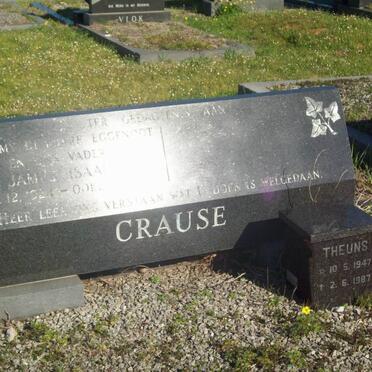 CRAUSE James Isaac 1924-1978 :: CRAUSE Teuns 1947-1987