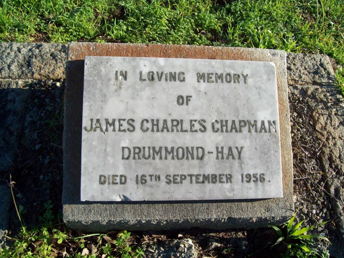 DRUMMOND-HAY James Charles Chapman -1956