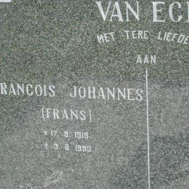 ECK Francois Johannes, van 1919-1993
