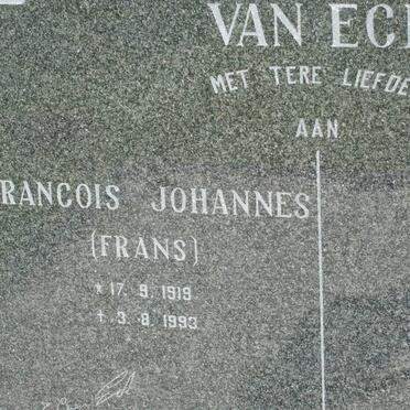 ECK Francois Johannes, van 1919-1993