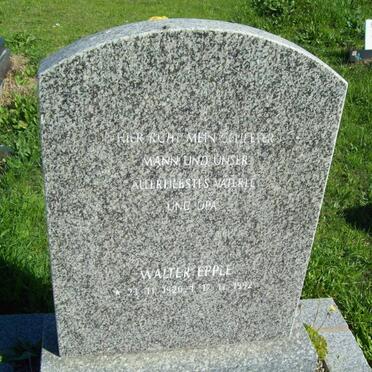 EPPLE Walter 1920-1992