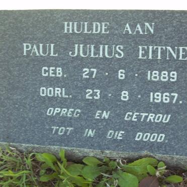 EITNER Paul Julius 1889-1967