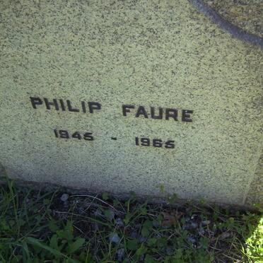 FAURE Philip 1946-1965