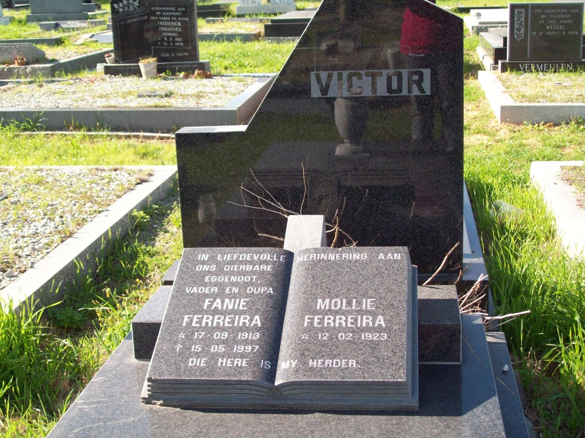 FERREIRA Fanie 1919-1997 &amp; Mollie 1923-