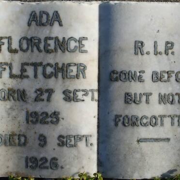 FLETCHER Ada Florence 1925-1926