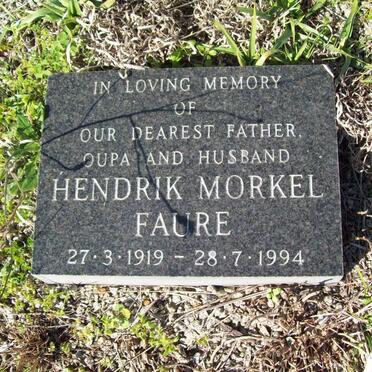 FAURE Hendrik Morkel 1919-1994