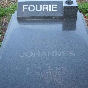 FOURIE Johannes 1910-1993
