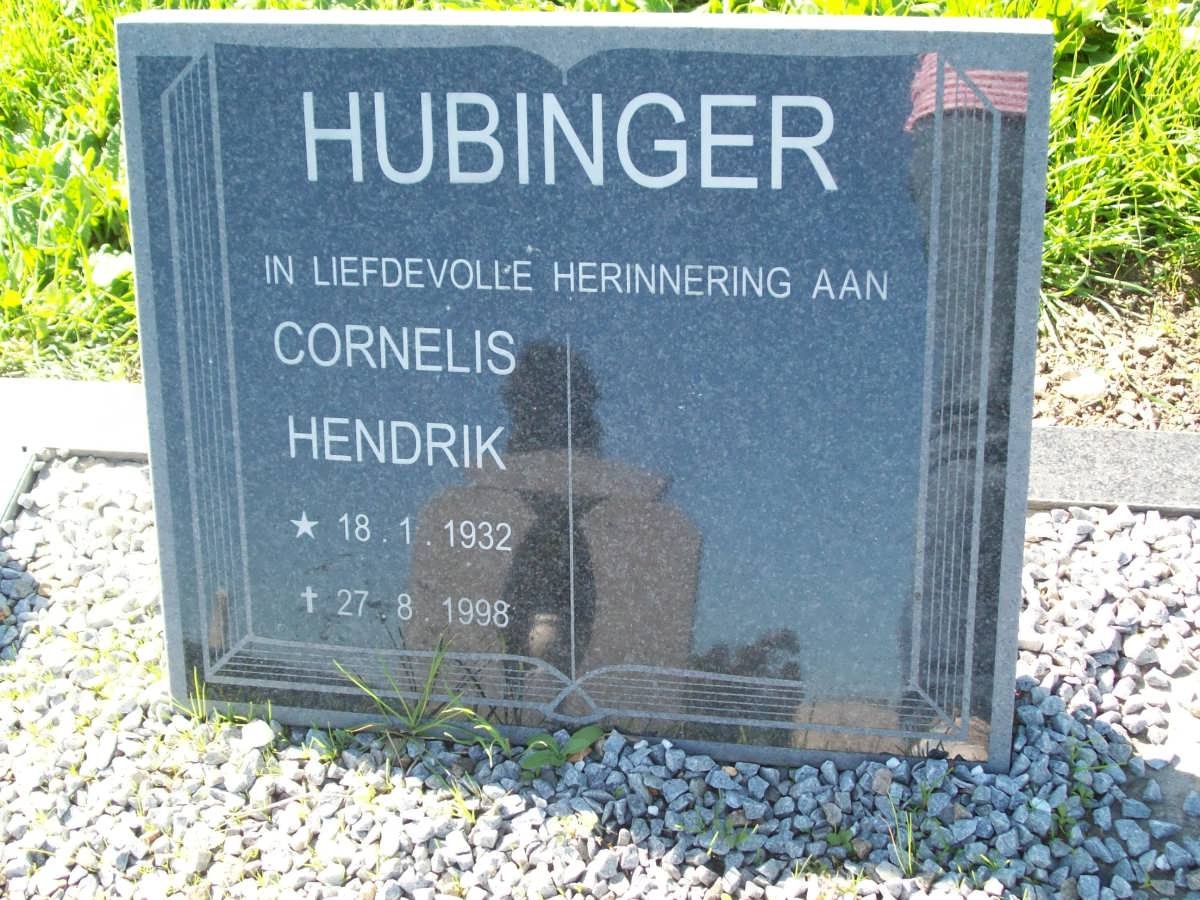 HUBINGER Cornelis Hendrik 1932-1998