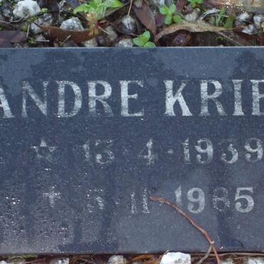 KRIEL Andre 1939-1985