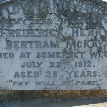 McKAY Frederick Henry Bertram -1912