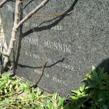 MUNNIK Jimmy 1915-1962