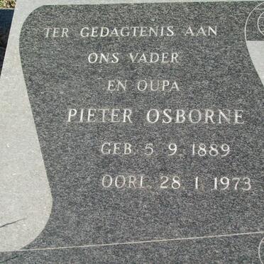 OSBORNE Pieter 1889-1973