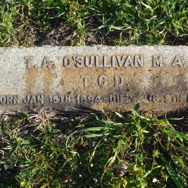 O'SULLIVAN T.A. 1894-1957