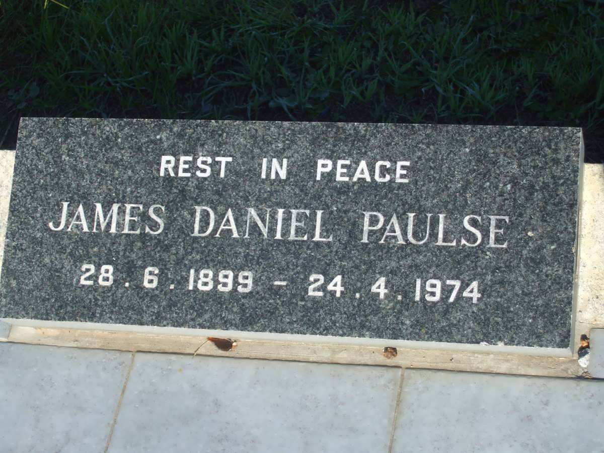 PAULSE James Daniel 1899-1974