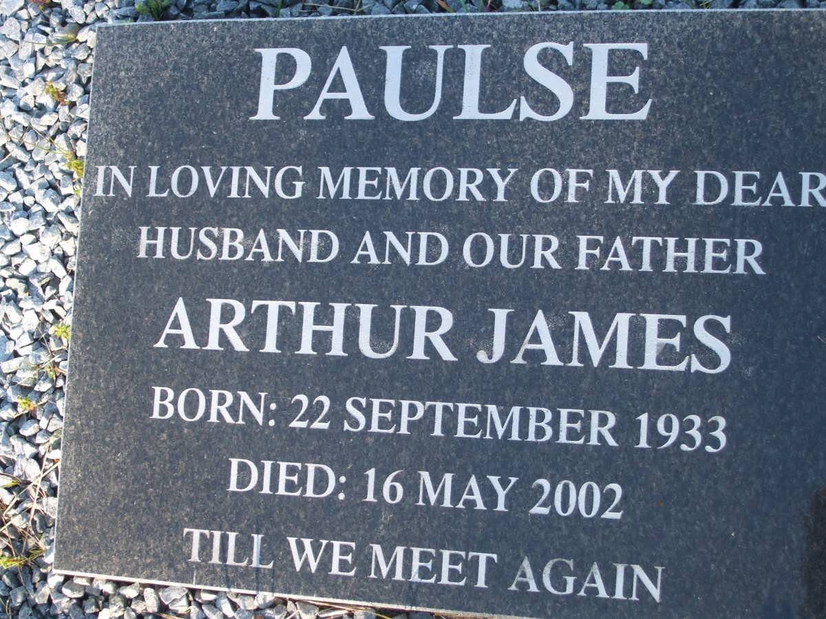 PAULSE Arthur James 1933-2002