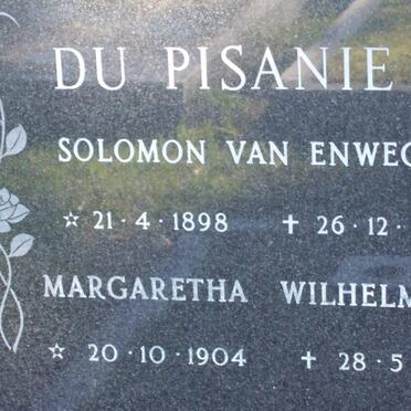 PISANIE Solomon van Enwegen, du 1898-1982 &amp; Margaretha Wilhelmina 1904-1993