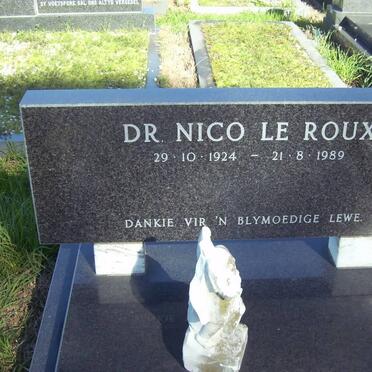 ROUX Nico, le 1924-1989