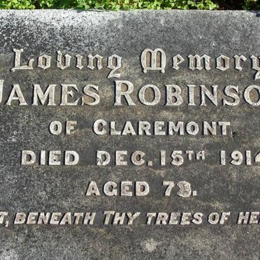ROBINSON James -1914