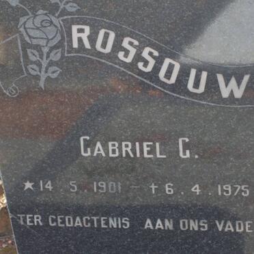 ROSSOUW Gabriel G. 1901-1975
