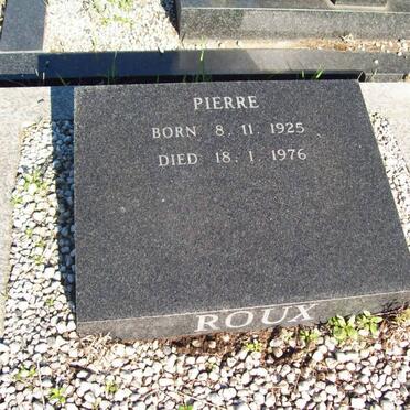 ROUX Pierre 1925-1976