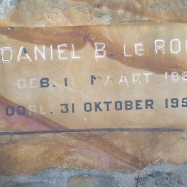 ROUX Daniel B., le 1887-1957
