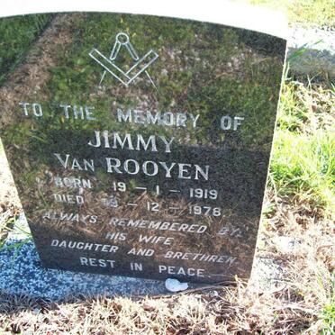 ROOYEN Jimmy, van 1919-1978