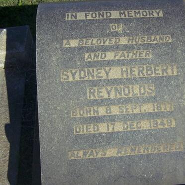 REYNOLDS Sydney Herbert 1877-1949
