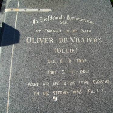 VILLIERS Oliver, de 1942-1990
