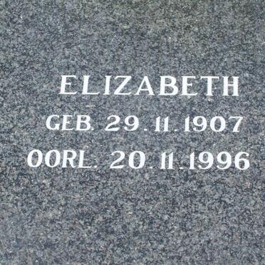 ? Elizabeth 1907-1996