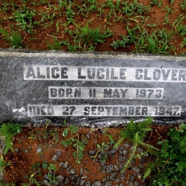 GLOVER Alice Lucile 1873-1947
