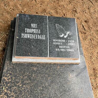 TSHWENEYAGAE Trophisa 1928-2009