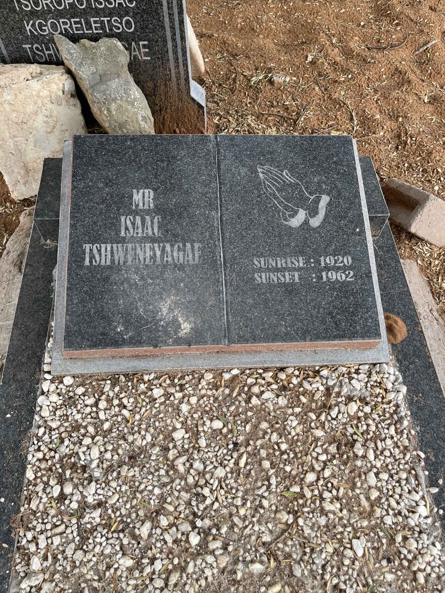 TSHWENEYAGAE Isaac 1920-1962