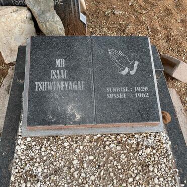 TSHWENEYAGAE Isaac 1920-1962