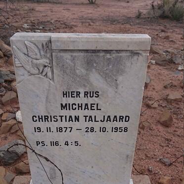 TALJAARD Michael Christian 1877-1958