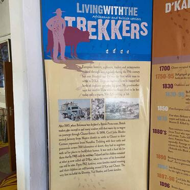 Botswana, GHANZI district, Dekar, cemetery