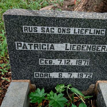 LIEBENBERG Patricia 1971-1972