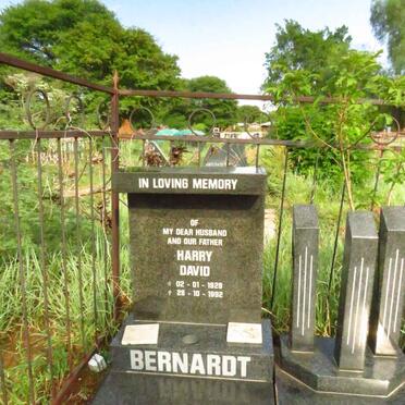 BERNARDT Harry David 1928-1982
