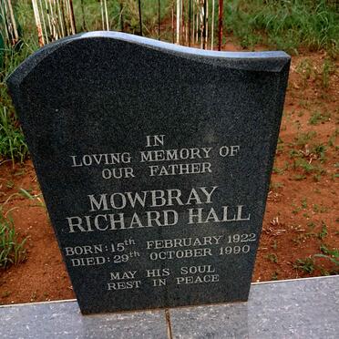 MOWBRAY Richard Hall 1922-1990