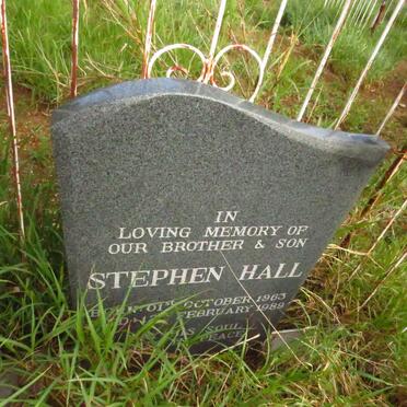 HALL Stephen 1963-1989