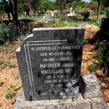 VOS Maureen Anna Magdalena 1930-1961