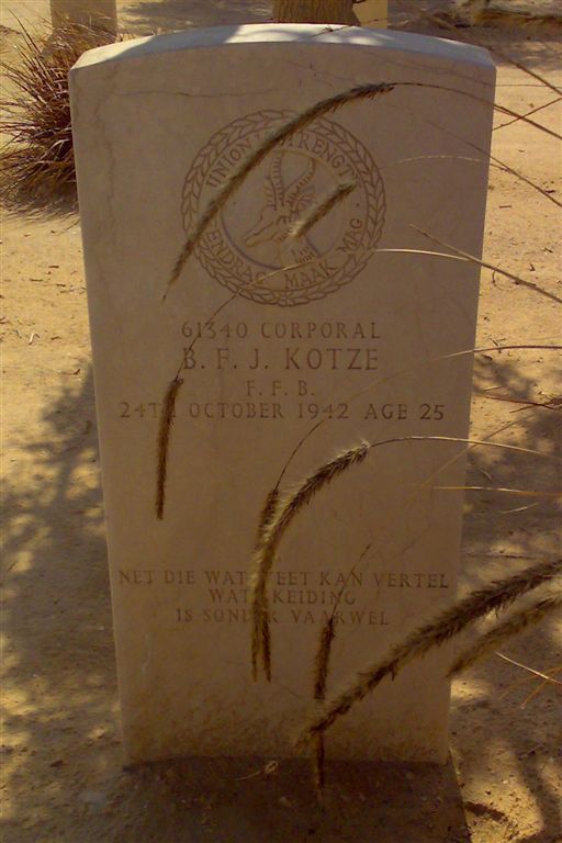 KOTZE B.F.J. -1942