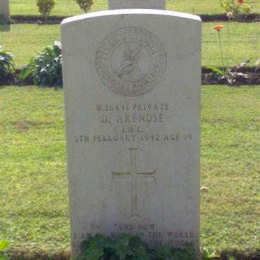 ARENDSE D. -1942