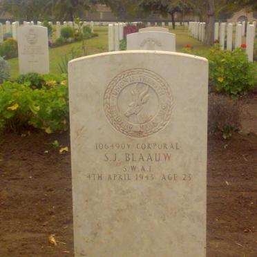 BLAAUW S.J. -1943