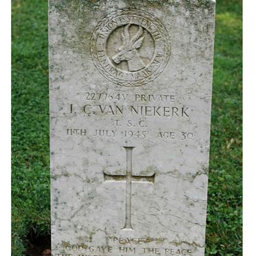 NIEKERK J.C., van -1945
