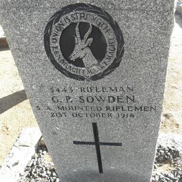 SOWDEN G.P. -1918