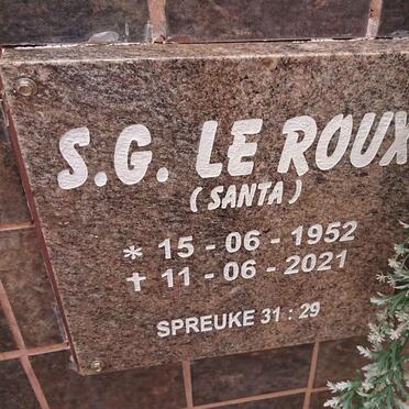 ROUX S.G., le 1952-2021