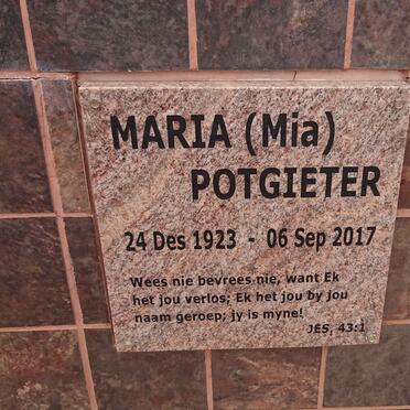 POTGIETER Maria 1923-2017
